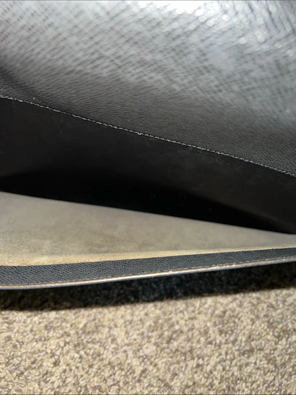 Black Louis Vuitton Taiga Briefcase with Top Handle